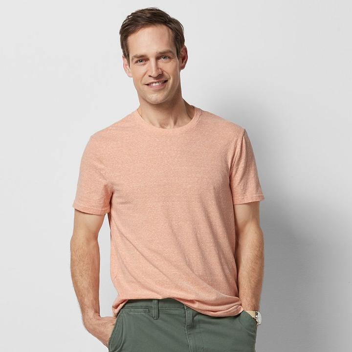Men's Sonoma Goods For Life&trade; Flexwear Classic-fit Stretch Tee, Size: Xxl, Brown