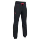 Boys 8-20 Under Armour Rival Cotton Fleece Jogger Pants, Size: Large, Black