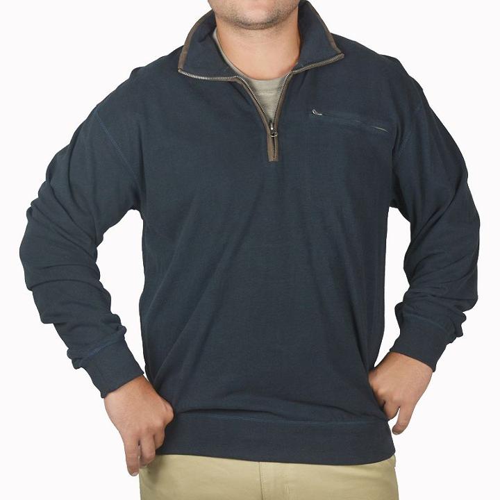 Men's Stanley Jersey Pullover Tee, Size: Xxl, Blue