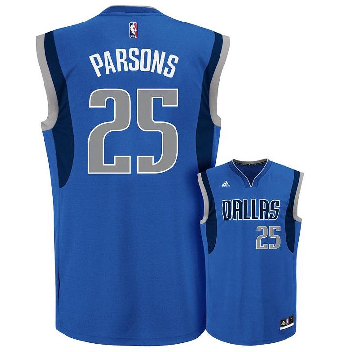 Adidas Men's Dallas Mavericks Chandler Parsons Replica Jersey, Size: Xl, Brt Blue
