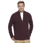 Big & Tall Croft & Barrow&reg; True Comfort Classic-fit Stretch Sweater, Men's, Size: Xxl Tall, Dark Red
