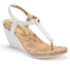 Chaps Raevyn Women's Slip-on Wedge Sandals, Size: 9 B, White