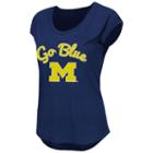 Juniors' Michigan Wolverines Equinox Tee, Women's, Size: Medium, Blue (navy)