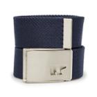 Men's Jack Nicklaus Logo Web Golf Belt, Light Blue