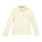 Girls 7-20 & Plus Size French Toast School Uniform Long-sleeved Polo Shirt, Girl's, Size: 7-8, Yellow