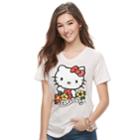 Juniors' Hello Kitty&reg; Classic V-neck Tee, Teens, Size: Xs, Light Pink