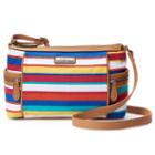 Rosetti Global Bazaar Canvas Crossbody Bag, Women's, Pink Ovrfl