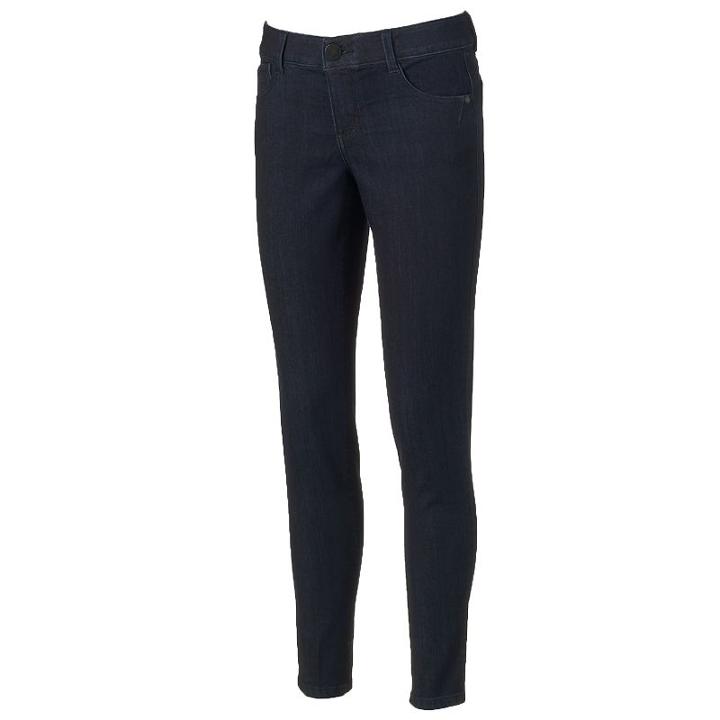 Women's Artisan Crafted By Democracy Denim Leggings, Size: 4, Blue (navy)