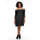 Plus Size Apt. 9&reg; Off-the-shoulder Shift Dress, Women's, Size: 0x, Oxford