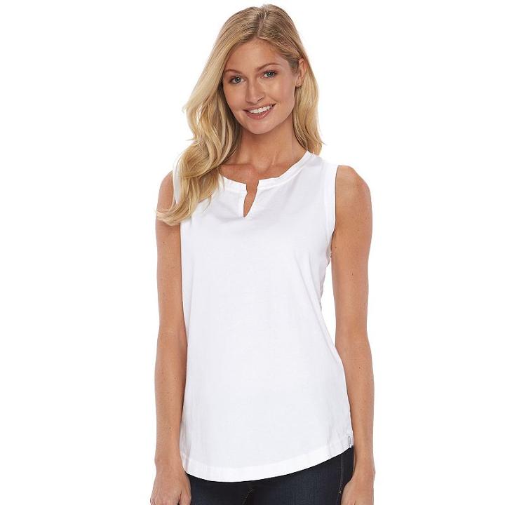Women's Woolrich First Forks Tank, Size: Xl, White
