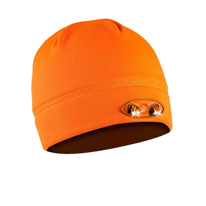 Men's Panther Vision Powercap Led Beanie, Brt Orange