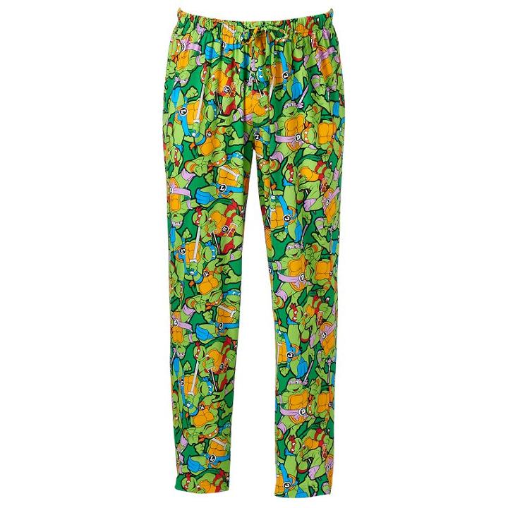 Men's Teenage Mutant Ninja Turtles Lounge Pants, Size: Small, Green