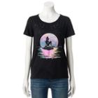 Disney's The Little Mermaid Ariel Juniors' Stars Graphic Tee, Girl's, Size: Large, Black