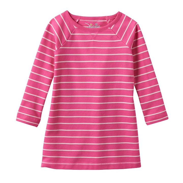 Girls 4-10 Jumping Beans&reg; Printed French Terry Shift Dress, Girl's, Size: 6, Med Pink