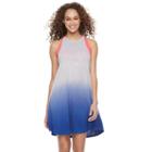 Women's Apt. 9&reg; Striped Dip-dye Cover-up, Size: Xl, Multicolor