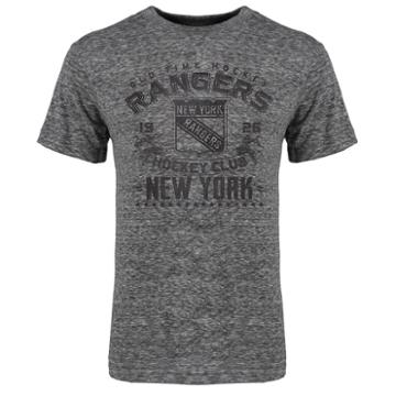 Men's Old Time Hockey New York Rangers Granite Tee, Size: Small, Grey