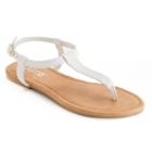 Apt. 9&reg; Women's Kiki Silhouette Thong Sandals, Size: Medium, White