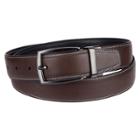 Men's Croft & Barrow&reg; Reversible Stretch Dress Belt, Size: Medium, Grey (charcoal)