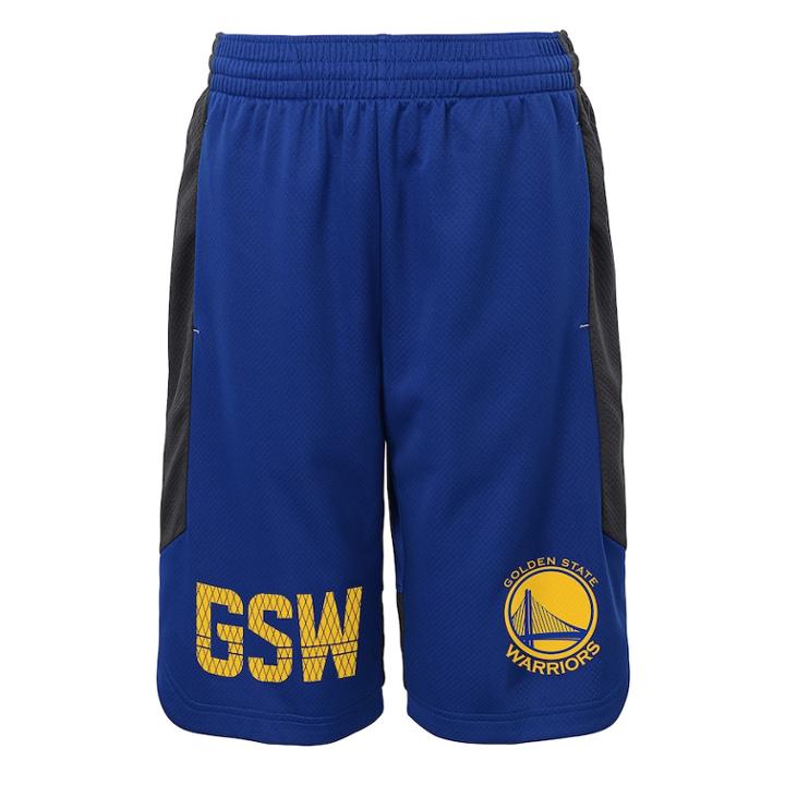 Boys 8-20 Golden State Warriors Jump Ball Shorts, Size: L 14-16, Blue Other
