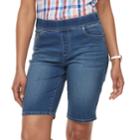 Women's Croft & Barrow&reg; Pull-on Bermuda Shorts, Size: 8, Med Blue