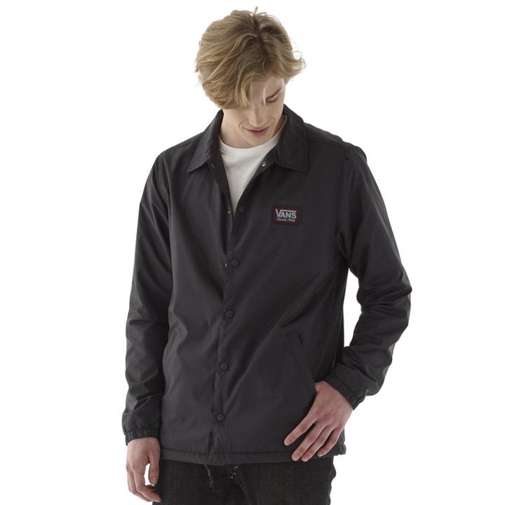 Men's Vans Level Bar-k Windbreaker, Size: Medium, Black