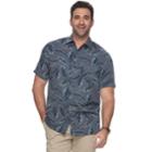 Big & Tall Croft & Barrow&reg; Regular-fit Soft Touch Microfiber Button-down Shirt, Men's, Size: Xxl Tall, Blue