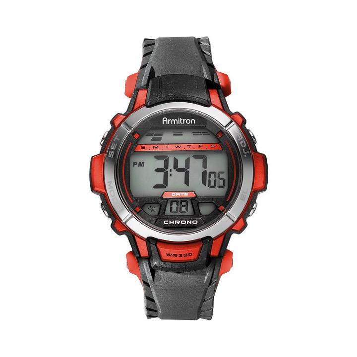 Armitron Women's Digital Chronograph Watch, Size: Medium, Black