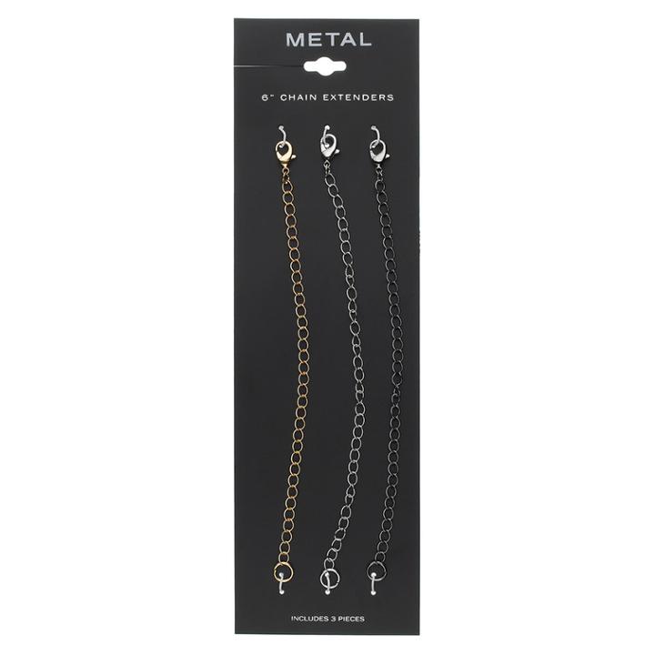 Chain Necklace Extender Set, Women's, Multicolor