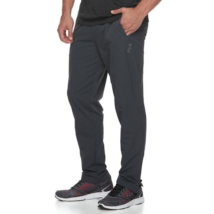 Men's Fila Sport&reg; Stretch Woven Training Pants, Size: Xl, Grey Other