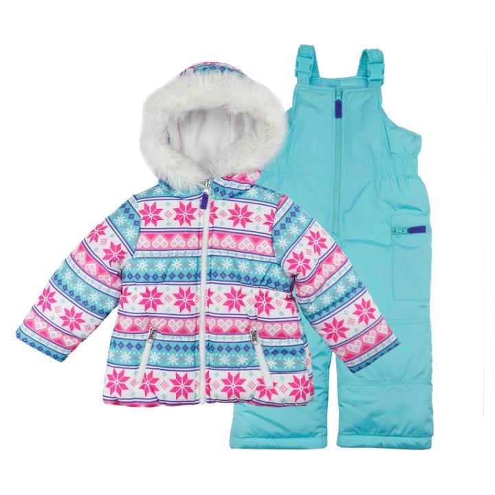 Girls 4-8 Carter's Jacket & Snowpants Set, Size: 8, Natural