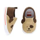 Baby Boy Carter's Puppy Slip On Crib Shoes, Size: 9-12months, Brown