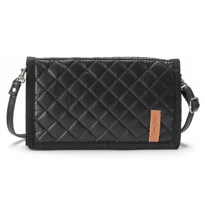 Donna Sharp Large Quilted Tri-fold Crossbody Wallet, Women's, White