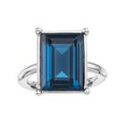 Simply Vera Vera Wang Ring With Swarovski Crystals, Women's, Size: 8, Blue