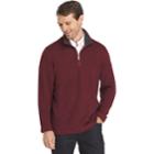 Big & Tall Van Heusen Classic-fit Sweater Fleece Quarter-zip Pullover, Men's, Size: 3xl Tall, Drk Purple