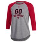 Women's Under Armour Texas Tech Red Raiders Charged Baseball Tee, Size: Large