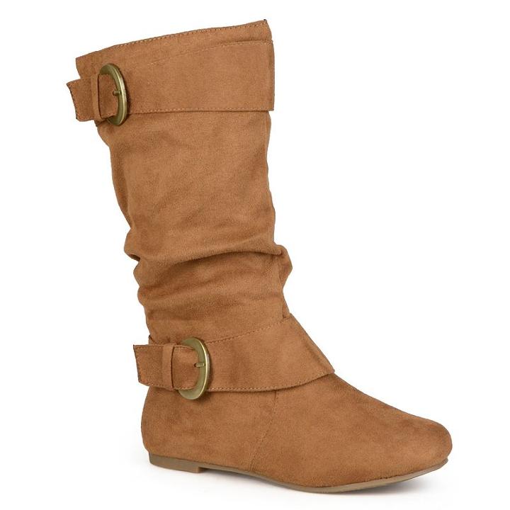 Journee Collection Shelley Women's Boots, Girl's, Size: 8.5 Wc, Brown