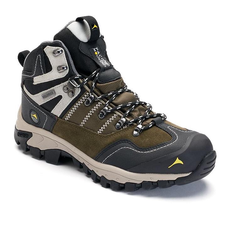 Pacific Mountain Ascend Men's Waterproof Hiking Boots, Size: Medium (10), Green