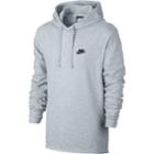 Men's Nike Club Pull-over Hoodie, Size: Large, Light Grey