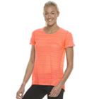 Women's Tek Gear&reg; Base Layer Short Sleeve Tee, Size: Medium, Brt Orange