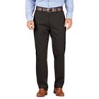 Men's Dickies Relaxed-fit Comfort-waist Khaki Dress Pants, Size: 42x32, Black