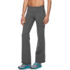 Women's Tek Gear&reg; Shapewear Flared Workout Pants, Size: Large, Dark Grey