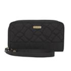 Travelon Rfid Blocking Signature Quilted Phone Clutch Wallet, Women's, Black