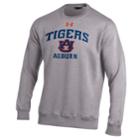Men's Under Armour Auburn Tigers Rival Fleece Sweatshirt, Size: Small, Gray