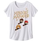 Girls 7-16 Harry Potter Hermione Granger & Ron Weasley Mischief Managed Tee, Girl's, Size: Medium, White
