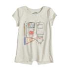 Girls 4-10 Jumping Beans&reg; Tulip Back Graphic Tee, Size: 6, Lt Beige