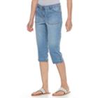 Petite Gloria Vanderbilt Amelie Capris, Women's, Size: 16 Petite, Med Blue