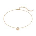 Napier Simulated Crystal Teardrop Choker Necklace, Women's, Gold