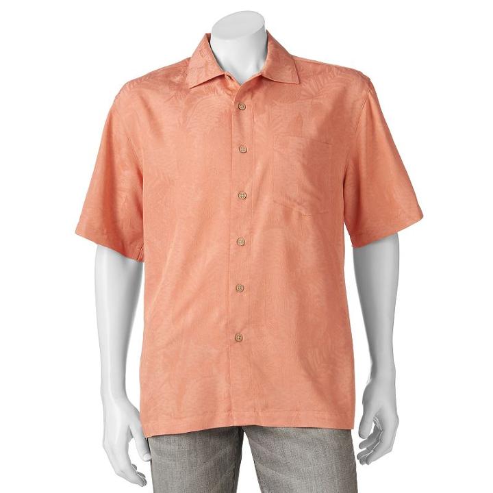 Big & Tall Batik Bay Classic-fit Tropical Button-down Shirt, Men's, Size: 3xl Tall, Brt Red