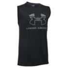 Boys 8-20 Under Armour Logo Muscle Tee, Boy's, Size: Large, Black
