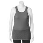 Juniors' Plus Size So&reg; High Neck Slub Tank Top, Girl's, Size: 1xl, Black